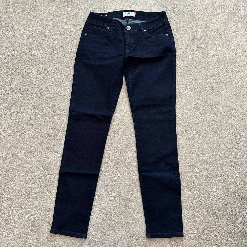 Dark Wash Straight Leg Jeans